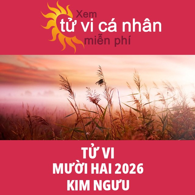 Tử vi Kim Ngưu Mười Hai 2026