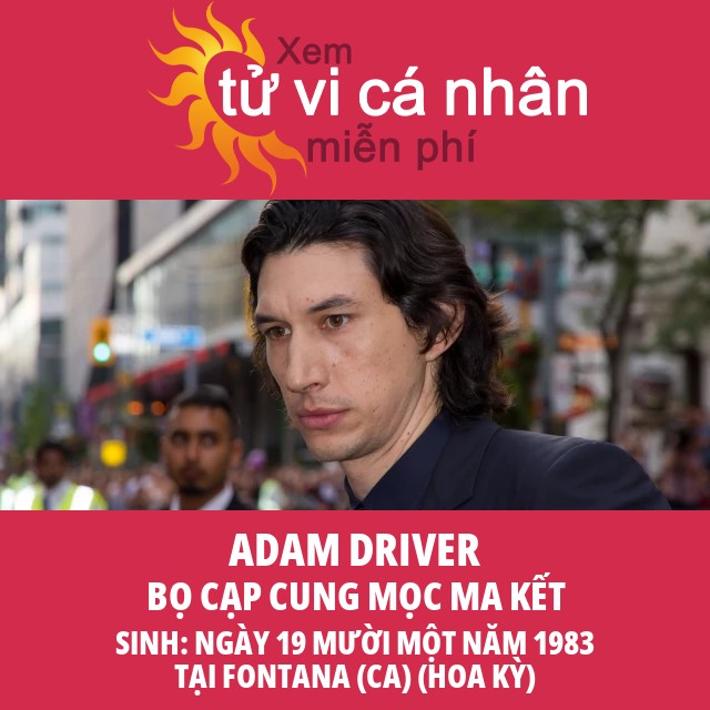 Khám Phá Ảnh Hưởng Của Scorpio Đối Với Adam Driver