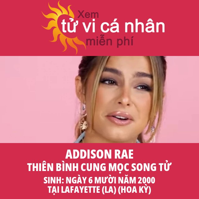 Addison Rae: Những Kiến Thức Chiêm Tinh Về Ngôi Sao Thiên Bình