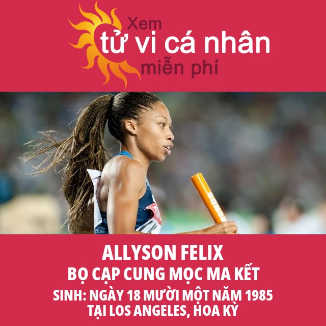 Allyson Felix: Siêu sao điền kinh Bọ Cạp