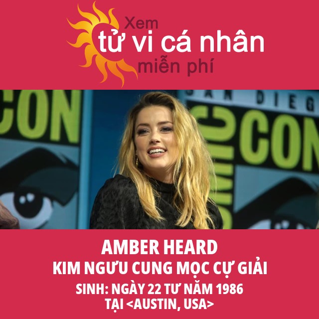 Amber Heard: Ngôi Sao Kim Ngưu Đầy Quyến Rũ