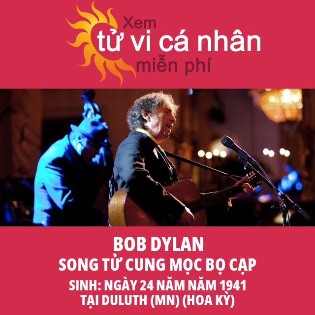 Chân dung chiêm tinh của Bob Dylan thuộc cung Song Tử