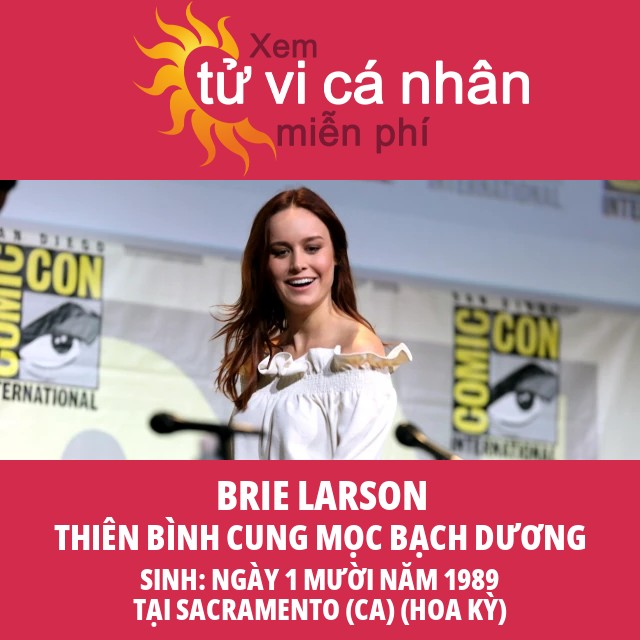 Brie Larson: Ngôi Sao Thiên Bình Quyến Rũ và Tài Năng Nổi Bật