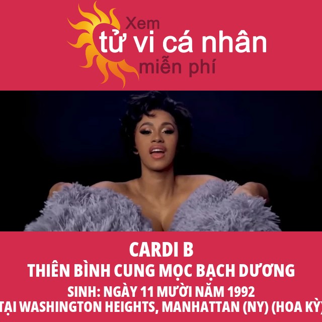 Khám Phá Đặc Điểm Chiêm Tinh Cung Thiên Bình Của Cardi B