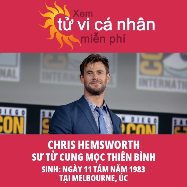 Chris Hemsworth: Ngôi Sao Sư Tử Rực Rỡ