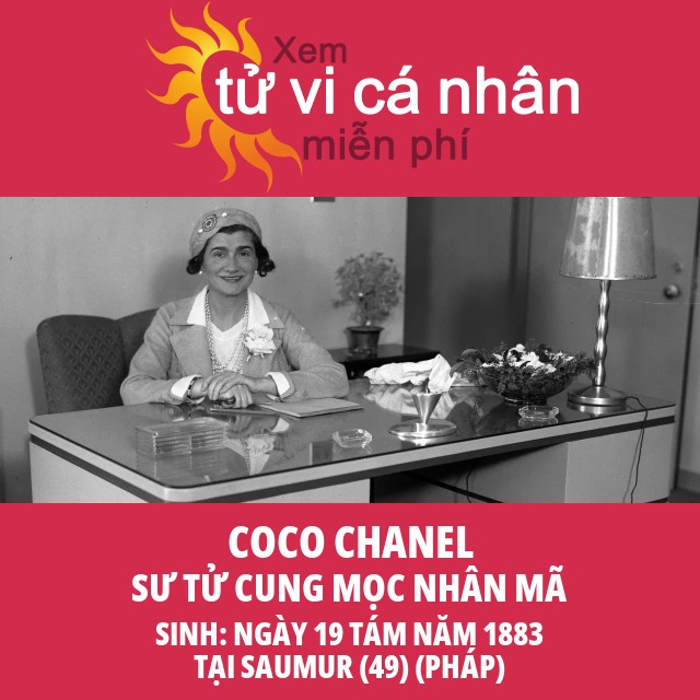 Thông tin chiêm tinh về ảnh hưởng của cung Sư Tử đến Coco Chanel