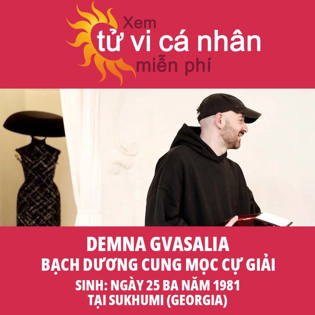 Demna Gvasalia: Biểu Tượng Thời Trang Của Bạch Dương