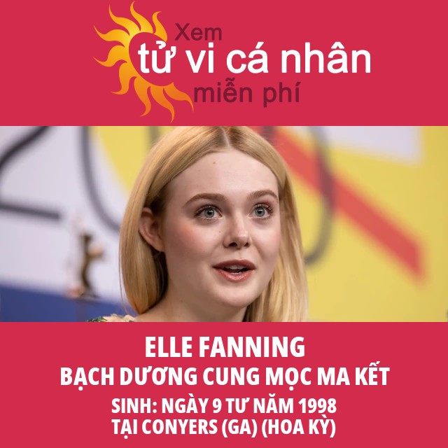 Elle Fanning: Ngôi Sao Bạch Dương Năng Động