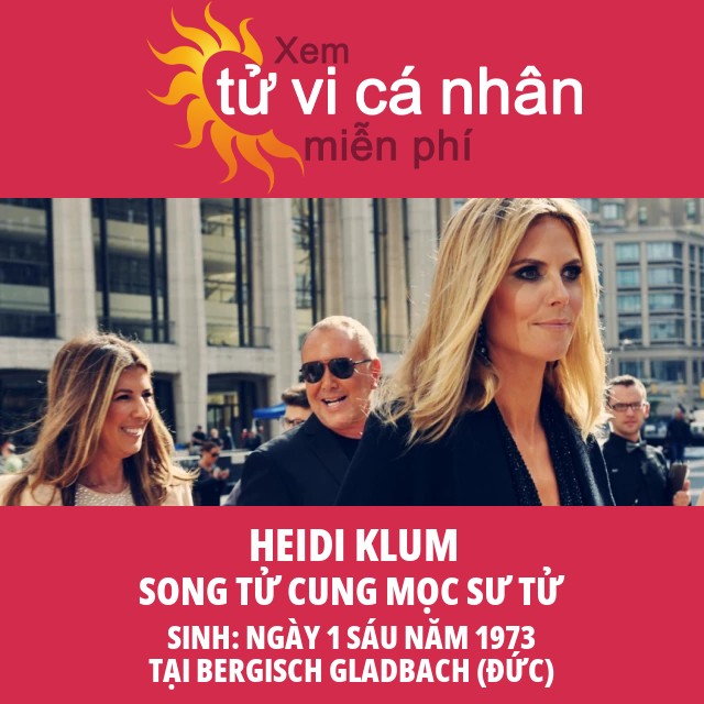 Heidi Klum: Biểu Tượng Song Tử Đáng Khám Phá