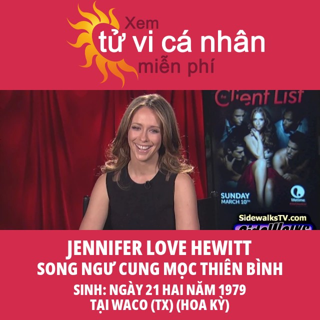 Chân dung Chiêm tinh của Jennifer Love Hewitt: Góc nhìn về cung Song Ngư