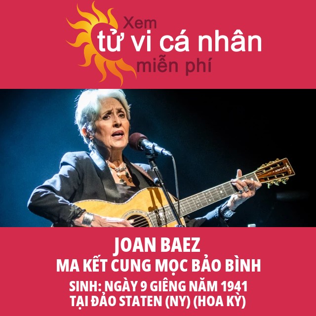 Thông tin về chiêm tinh cung Ma Kết của Joan Baez