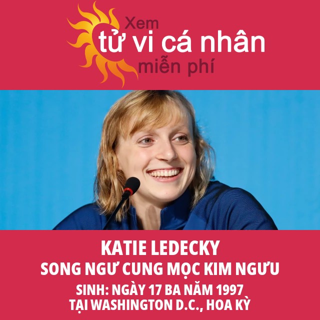 Katie Ledecky: Những hiểu biết chiêm tinh về người thuộc cung Song Ngư