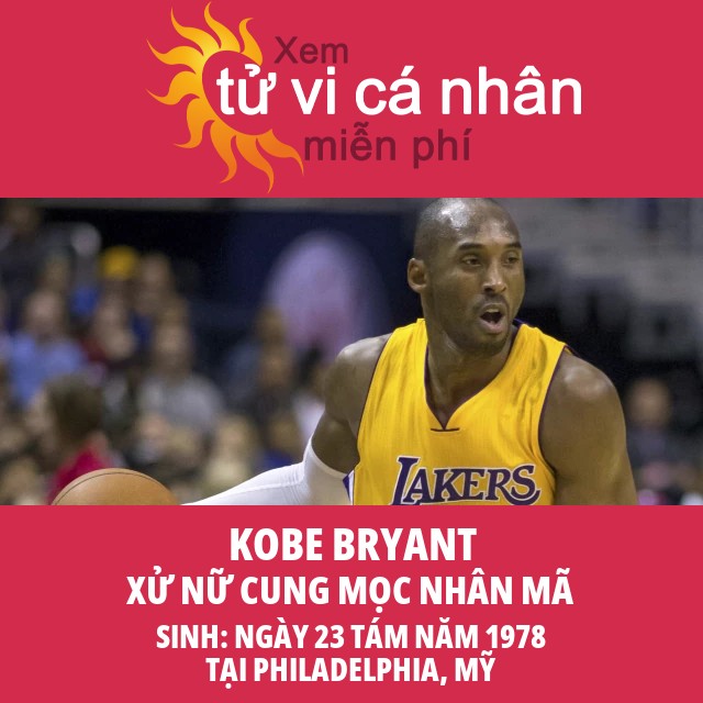 Kobe Bryant: Ngôi Sao Xử Nữ và Biểu Tượng Bóng Rổ Thế Giới