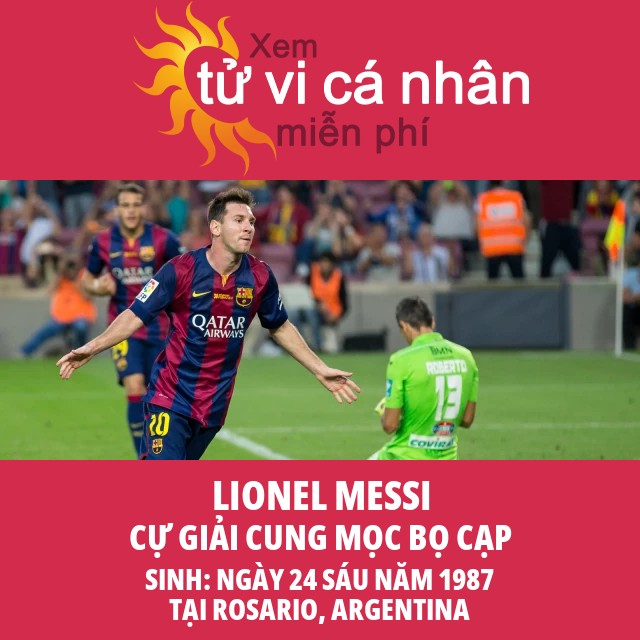 Giải thích về cung hoàng đạo Cự Giải của Lionel Messi