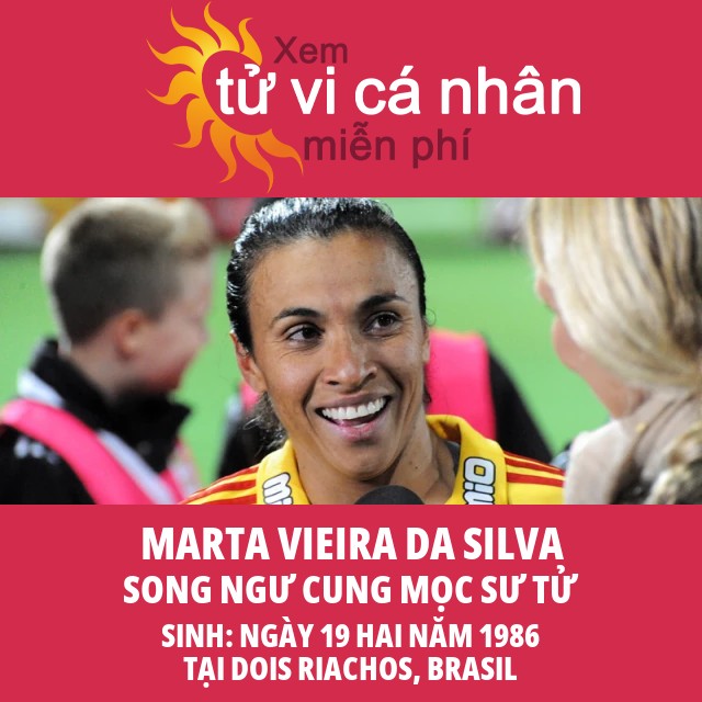 Khám Phá Tính Cách Cung Song Ngư Của Marta Vieira da Silva