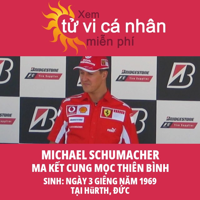 Thông tin chi tiết về chiêm tinh cung Ma Kết của Michael Schumacher