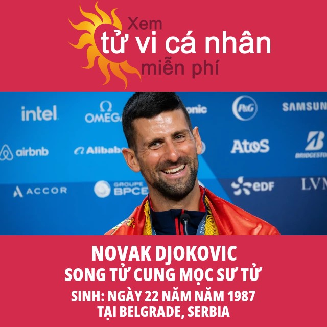 Bản Chân Dung Chiêm Tinh Novak Djokovic: Ảnh Hưởng Từ Cung Song Tử