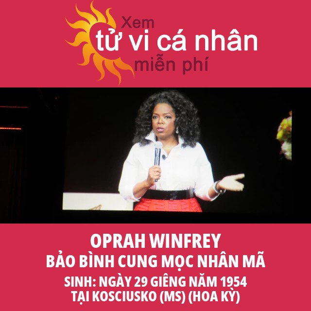 Chân dung chiêm tinh cung Bảo Bình của Oprah Winfrey: Khám Phá Tính Cách và Sự Nghiệp