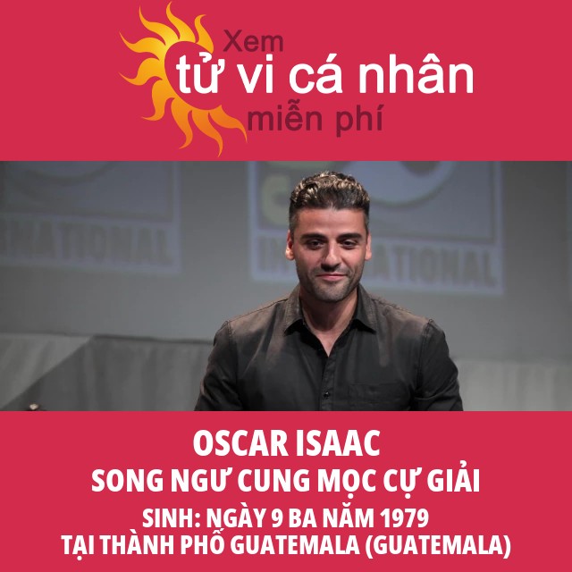 Hồ sơ Chiêm Tinh của Oscar Isaac - Cung Song Ngư