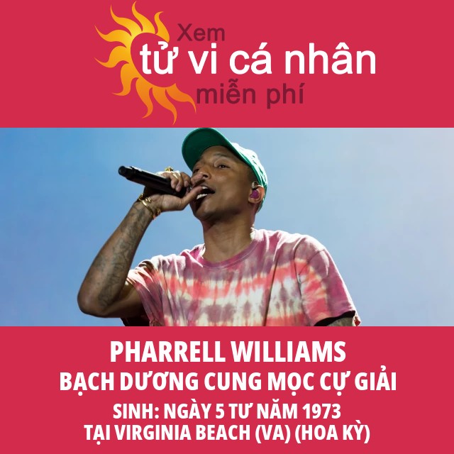 Pharrell Williams: Ảnh Hưởng Từ Thiên Thạch Của Một Người Bạch Dương