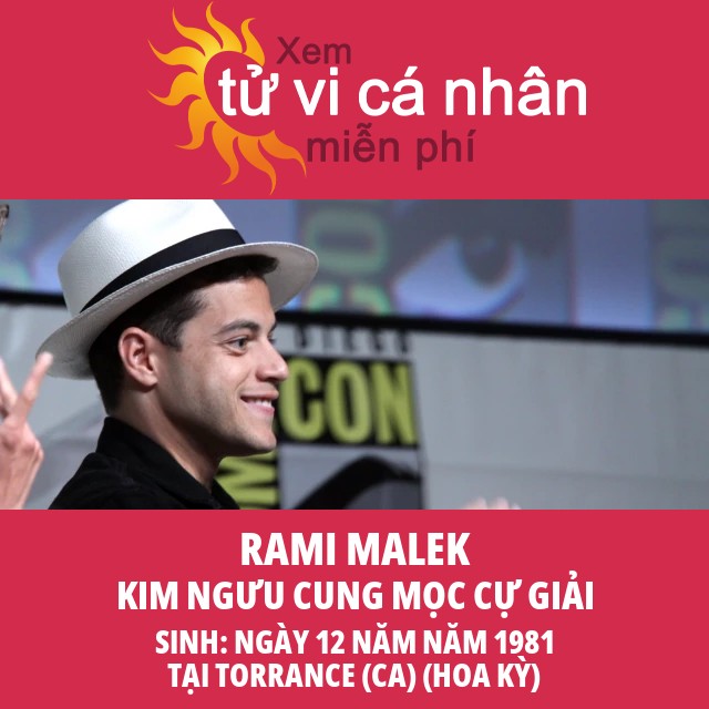 Bức chân dung chiêm tinh của Rami Malek: Khám phá tính cách cung Kim Ngưu