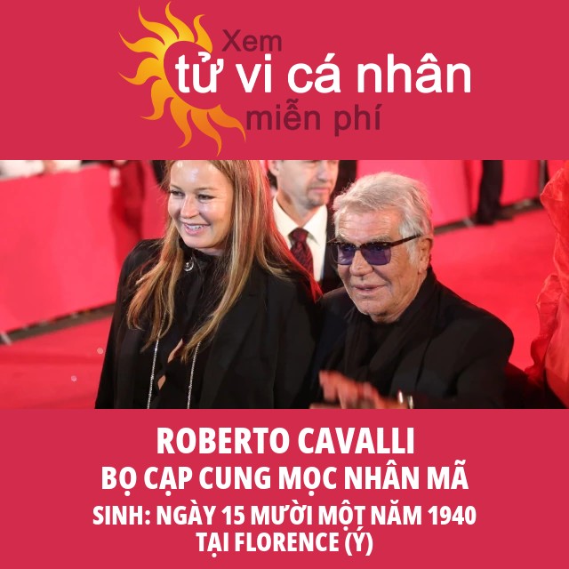 Thông tin Chiêm Tinh về Roberto Cavalli: Ngôi Sao Bọ Cạp