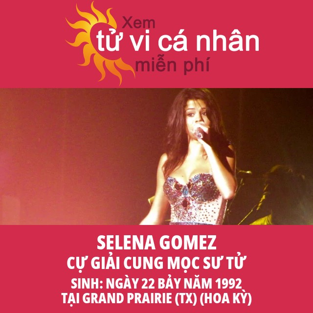 Hồ Sơ Chiêm Tinh Cung Cự Giải Của Selena Gomez