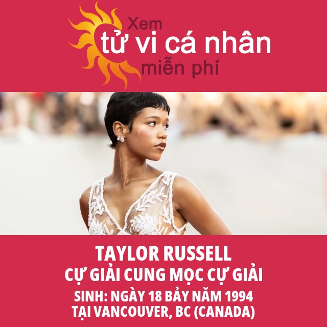 Hồ sơ Chiêm tinh của Taylor Russell - Cự Giải