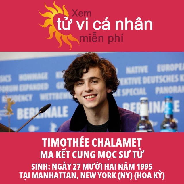 Timothée Chalamet: Hồ Sơ Chiêm Tinh Cung Ma Kết