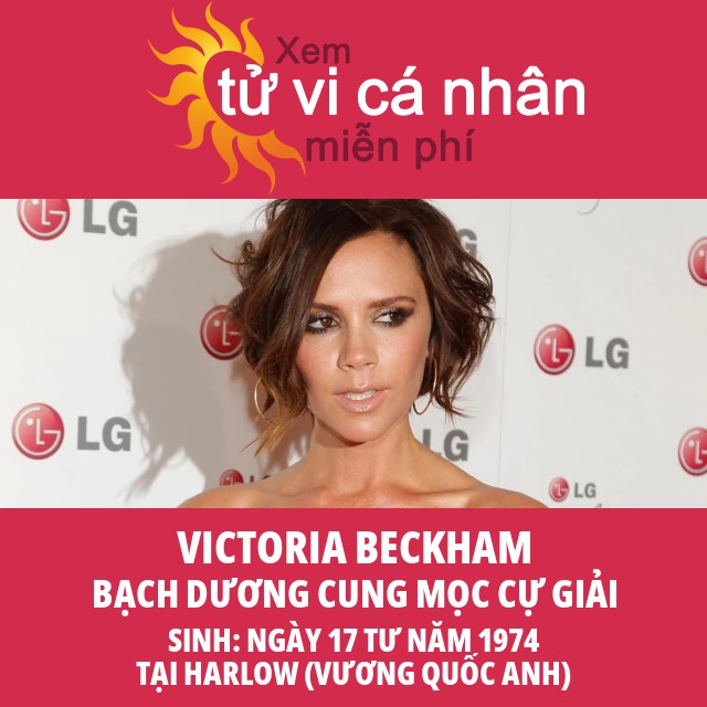 Khám Phá Đặc Điểm Tính Cách Của Cung Bạch Dương: Victoria Beckham