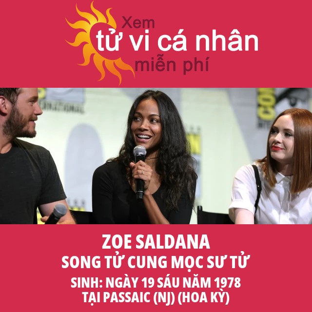 Zoe Saldana: Ngôi Sao Cung Gemini Quyến Rũ và Tài Năng